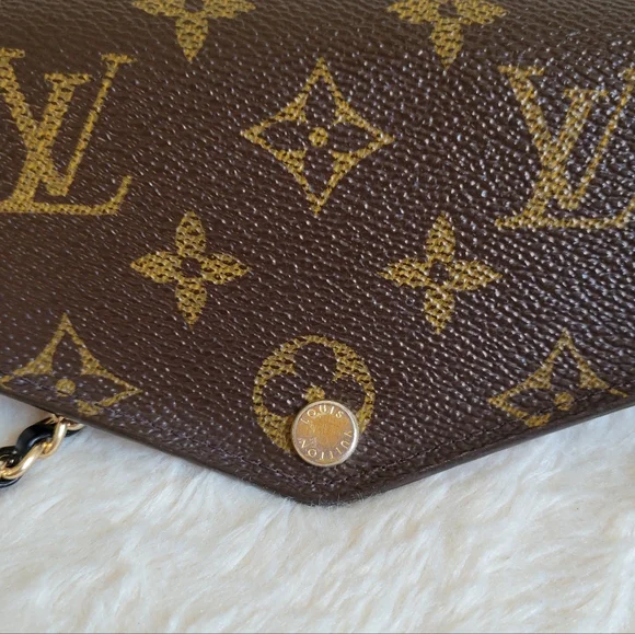 Louis Vuitton Monogram Wallet with Gold Chain - Picture 15 of 16